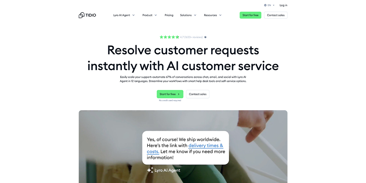 Tidio Service Desk