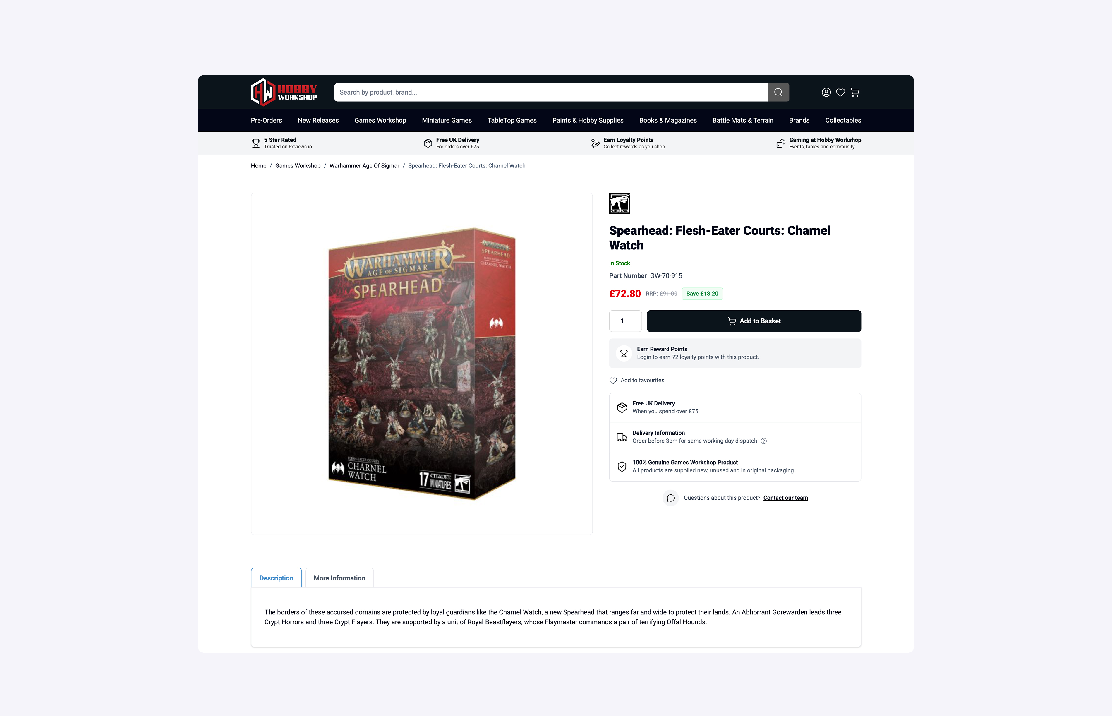 Clerk.io ecommerce search on Hobby Workshop